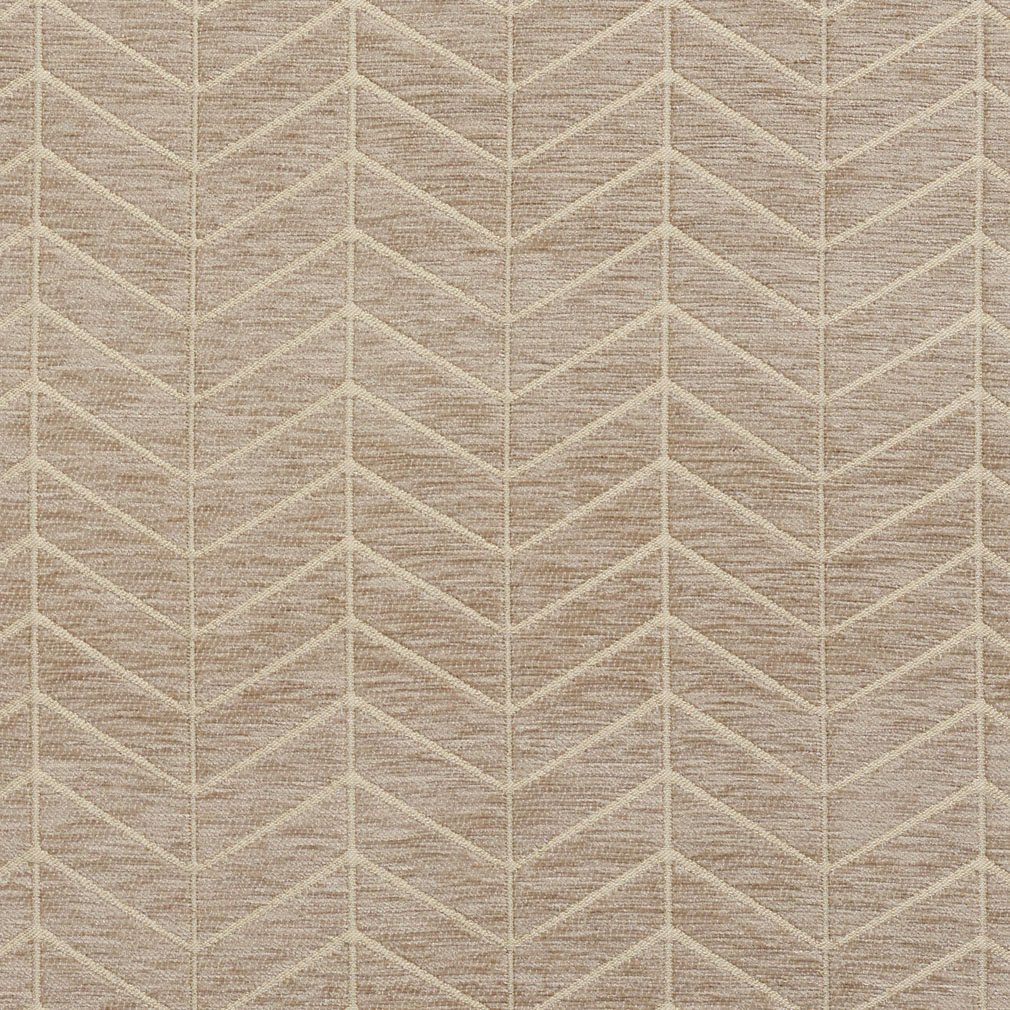 B0880C Taupe Woven Chevron Chenille Upholstery Fabric