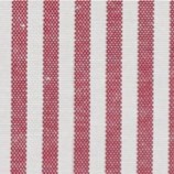 Red and White Ticking Stripe Upholstery Farmhouse Fabric